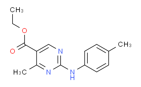 CAS No. 903445-89-6, Ethyl 4-methyl-2-(p-tolylamino)pyrimidine-5-carboxylate