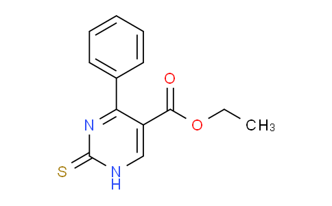 CAS No. 1240598-90-6, Ethyl 4-phenyl-2-thioxo-1,2-dihydropyrimidine-5-carboxylate