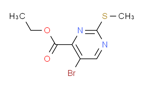 CAS No. 74840-38-3, Ethyl 5-bromo-2-(methylthio)pyrimidine-4-carboxylate