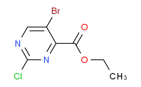 CAS No. 1370725-06-6, Ethyl 5-bromo-2-chloropyrimidine-4-carboxylate