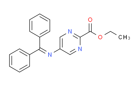 CAS No. 1434128-44-5, Ethyl 5-[(Diphenylmethylene)amino]-2-pyrimidinecarboxylate