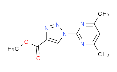 CAS No. 23947-13-9, Methyl 1-(4,6-dimethylpyrimidin-2-yl)-1H-1,2,3-triazole-4-carboxylate