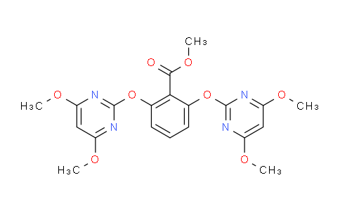 CAS No. 142966-13-0, Methyl 2,6-bis((4,6-dimethoxypyrimidin-2-yl)oxy)benzoate