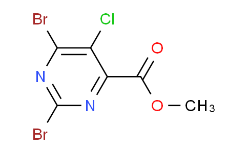 CAS No. 944128-95-4, Methyl 2,6-dibromo-5-chloropyrimidine-4-carboxylate