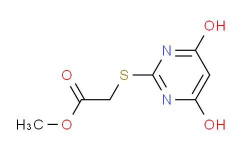 CAS No. 370077-73-9, Methyl 2-((4,6-dihydroxypyrimidin-2-yl)thio)acetate
