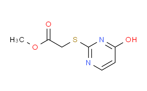 CAS No. 79361-42-5, Methyl 2-((4-hydroxypyrimidin-2-yl)thio)acetate