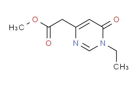 CAS No. 1713714-06-7, Methyl 2-(1-ethyl-6-oxo-1,6-dihydropyrimidin-4-yl)acetate