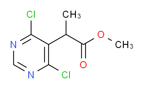 CAS No. 853680-81-6, Methyl 2-(4,6-dichloropyrimidin-5-yl)propanoate