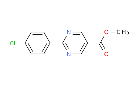 CAS No. 450373-71-4, Methyl 2-(4-chlorophenyl)pyrimidine-5-carboxylate
