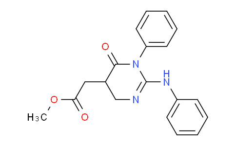 CAS No. 1374509-44-0, Methyl 2-(6-oxo-1-phenyl-2-(phenylamino)-1,4,5,6-tetrahydropyrimidin-5-yl)acetate