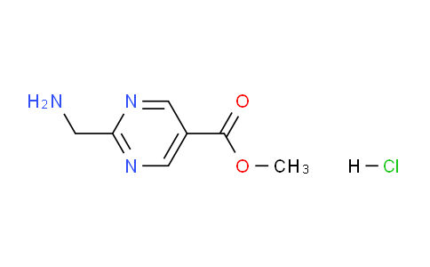 CAS No. 1788041-60-0, Methyl 2-(aminomethyl)pyrimidine-5-carboxylate hydrochloride