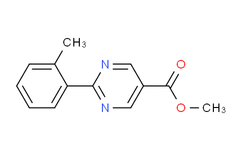 CAS No. 1263059-48-8, Methyl 2-(o-tolyl)pyrimidine-5-carboxylate