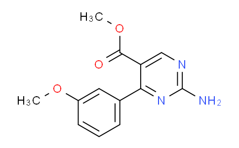 CAS No. 1187385-80-3, Methyl 2-amino-4-(3-methoxyphenyl)pyrimidine-5-carboxylate