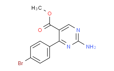 CAS No. 1133115-66-8, Methyl 2-amino-4-(4-bromophenyl)pyrimidine-5-carboxylate