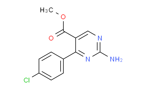 CAS No. 1133115-56-6, Methyl 2-amino-4-(4-chlorophenyl)pyrimidine-5-carboxylate