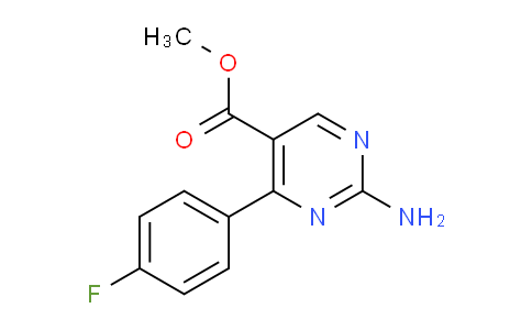 CAS No. 1133115-54-4, Methyl 2-amino-4-(4-fluorophenyl)pyrimidine-5-carboxylate