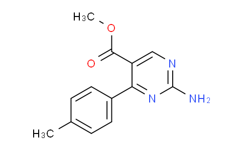 CAS No. 1133115-58-8, Methyl 2-amino-4-(p-tolyl)pyrimidine-5-carboxylate