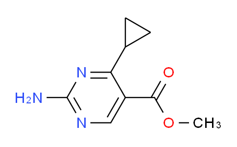CAS No. 1133115-42-0, Methyl 2-amino-4-cyclopropylpyrimidine-5-carboxylate