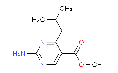CAS No. 1133115-97-5, Methyl 2-amino-4-isobutylpyrimidine-5-carboxylate