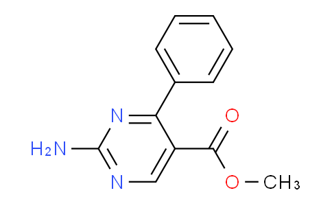 CAS No. 1150163-80-6, Methyl 2-amino-4-phenylpyrimidine-5-carboxylate