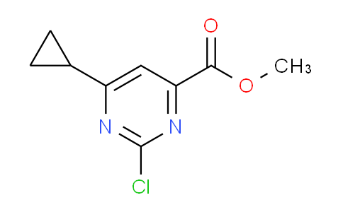CAS No. 1175925-40-2, Methyl 2-chloro-6-cyclopropylpyrimidine-4-carboxylate