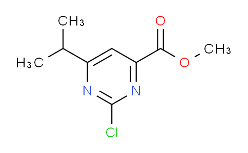 CAS No. 1176625-48-1, Methyl 2-chloro-6-isopropylpyrimidine-4-carboxylate