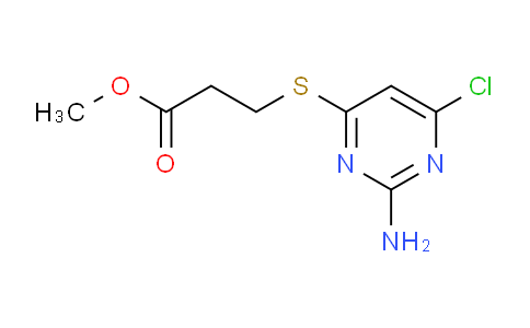 CAS No. 339016-01-2, Methyl 3-((2-amino-6-chloropyrimidin-4-yl)thio)propanoate