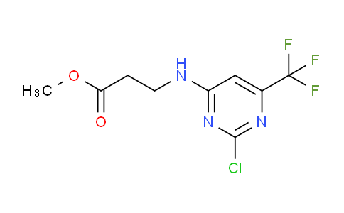 CAS No. 1373423-15-4, Methyl 3-((2-chloro-6-(trifluoromethyl)pyrimidin-4-yl)amino)propanoate