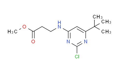 CAS No. 1373423-14-3, Methyl 3-((6-(tert-butyl)-2-chloropyrimidin-4-yl)amino)propanoate
