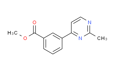 CAS No. 579476-20-3, Methyl 3-(2-methylpyrimidin-4-yl)benzoate