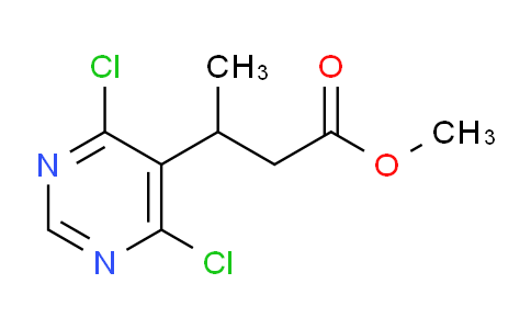 CAS No. 1295516-49-2, Methyl 3-(4,6-Dichloro-5-pyrimidyl)butyrate