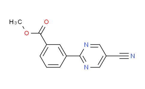 CAS No. 1447606-87-2, Methyl 3-(5-cyanopyrimidin-2-yl)benzoate