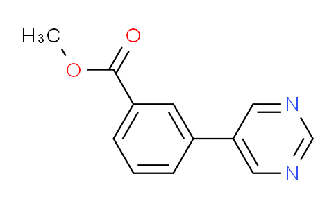 CAS No. 579475-04-0, Methyl 3-(pyrimidin-5-yl)benzoate
