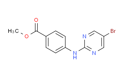 CAS No. 926642-55-9, Methyl 4-((5-bromopyrimidin-2-yl)amino)benzoate