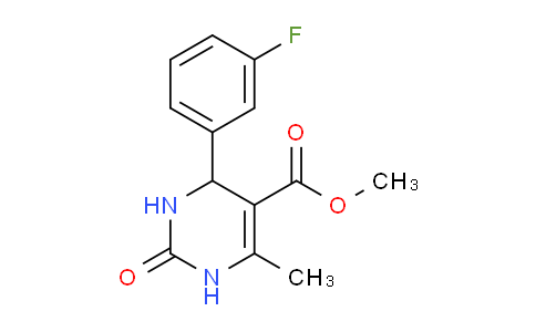CAS No. 300799-40-0, Methyl 4-(3-fluorophenyl)-6-methyl-2-oxo-1,2,3,4-tetrahydropyrimidine-5-carboxylate