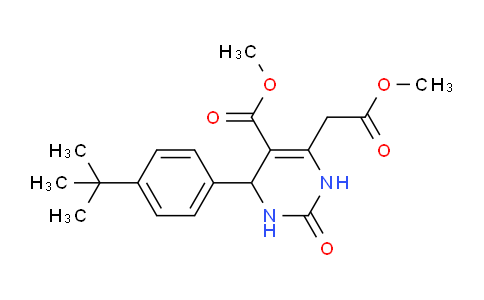 CAS No. 952183-65-2, Methyl 4-(4-(tert-butyl)phenyl)-6-(2-methoxy-2-oxoethyl)-2-oxo-1,2,3,4-tetrahydropyrimidine-5-carboxylate