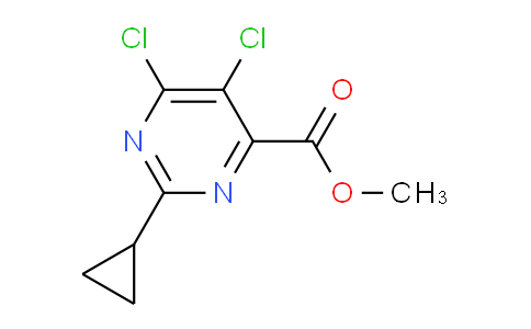 CAS No. 1165931-72-5, Methyl 5,6-dichloro-2-cyclopropylpyrimidine-4-carboxylate