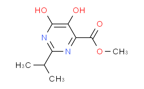 CAS No. 954241-01-1, Methyl 5,6-dihydroxy-2-isopropylpyrimidine-4-carboxylate