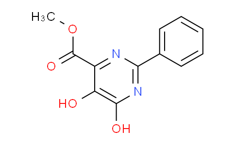 CAS No. 62222-36-0, Methyl 5,6-dihydroxy-2-phenylpyrimidine-4-carboxylate