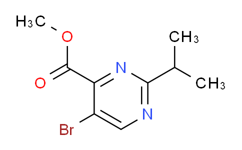 CAS No. 1316122-22-1, Methyl 5-bromo-2-isopropylpyrimidine-4-carboxylate