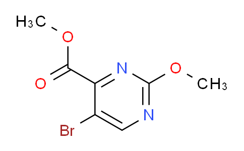 CAS No. 1398504-36-3, Methyl 5-bromo-2-methoxypyrimidine-4-carboxylate