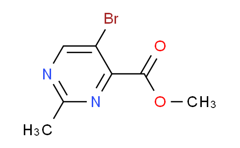 CAS No. 1211530-20-9, Methyl 5-bromo-2-methylpyrimidine-4-carboxylate