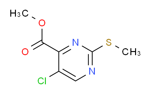 CAS No. 79686-03-6, Methyl 5-chloro-2-(methylthio)pyrimidine-4-carboxylate