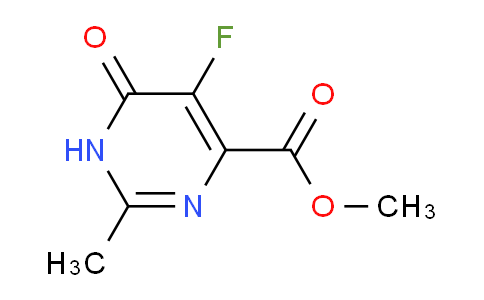 CAS No. 1645-99-4, Methyl 5-fluoro-2-methyl-6-oxo-1,6-dihydropyrimidine-4-carboxylate