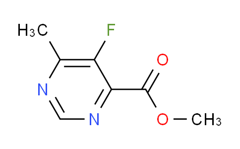 CAS No. 916213-46-2, Methyl 5-fluoro-6-methylpyrimidine-4-carboxylate