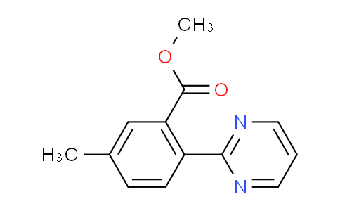 CAS No. 1088994-20-0, Methyl 5-methyl-2-(pyrimidin-2-yl)benzoate
