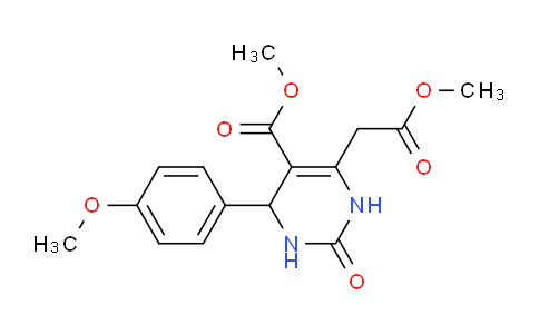 CAS No. 952183-66-3, Methyl 6-(2-methoxy-2-oxoethyl)-4-(4-methoxyphenyl)-2-oxo-1,2,3,4-tetrahydropyrimidine-5-carboxylate