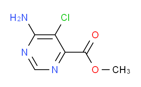 CAS No. 1956380-48-5, Methyl 6-amino-5-chloropyrimidine-4-carboxylate