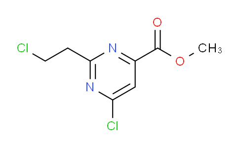CAS No. 1708436-07-0, Methyl 6-chloro-2-(2-chloroethyl)pyrimidine-4-carboxylate