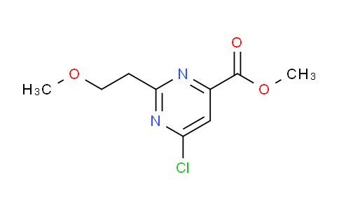 CAS No. 1707395-81-0, Methyl 6-chloro-2-(2-methoxyethyl)pyrimidine-4-carboxylate
